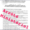 l'arrêté N°34,Critères de sélection d'admissibilité au programme de formation résidentielle à l'étranger, 2019