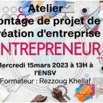 Atelier Montage de projet de création d'entreprise