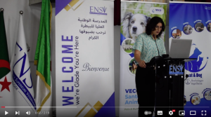 Allocution du Professeur Bessalem Sonia, Directrice de l'Ecole Nationale Supérieure Vétérinaire, lors de la 2ème journée internationale organisée par le laboratoire de recherche Gestion des Ressources Animales Locales (GRAL) sur « Les maladies infectieuses zoonotiques des carnivores domestiques : Du diagnostic à la thérapeutique ».